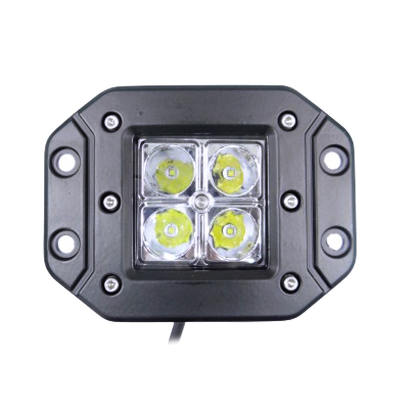 Carcasa de luz LED cuadrada de 3 pulgadas para vehículos todoterreno, carcasa de foco para coche, carcasa de luz de techo, accesorios para carcasa de luz de coche image 1