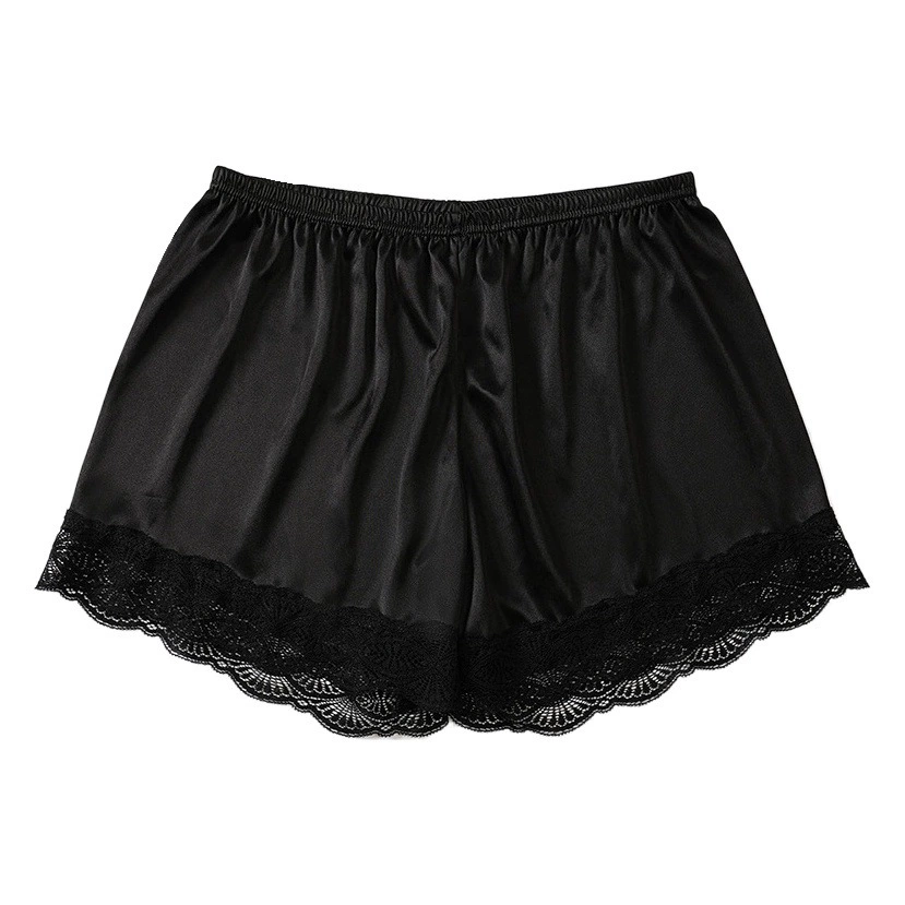 Защитные штаны, женские легкие летние тонкие летние атласные кружевные леггинсы с защитой от бега JK, свободные домашние леггинсы, шорты