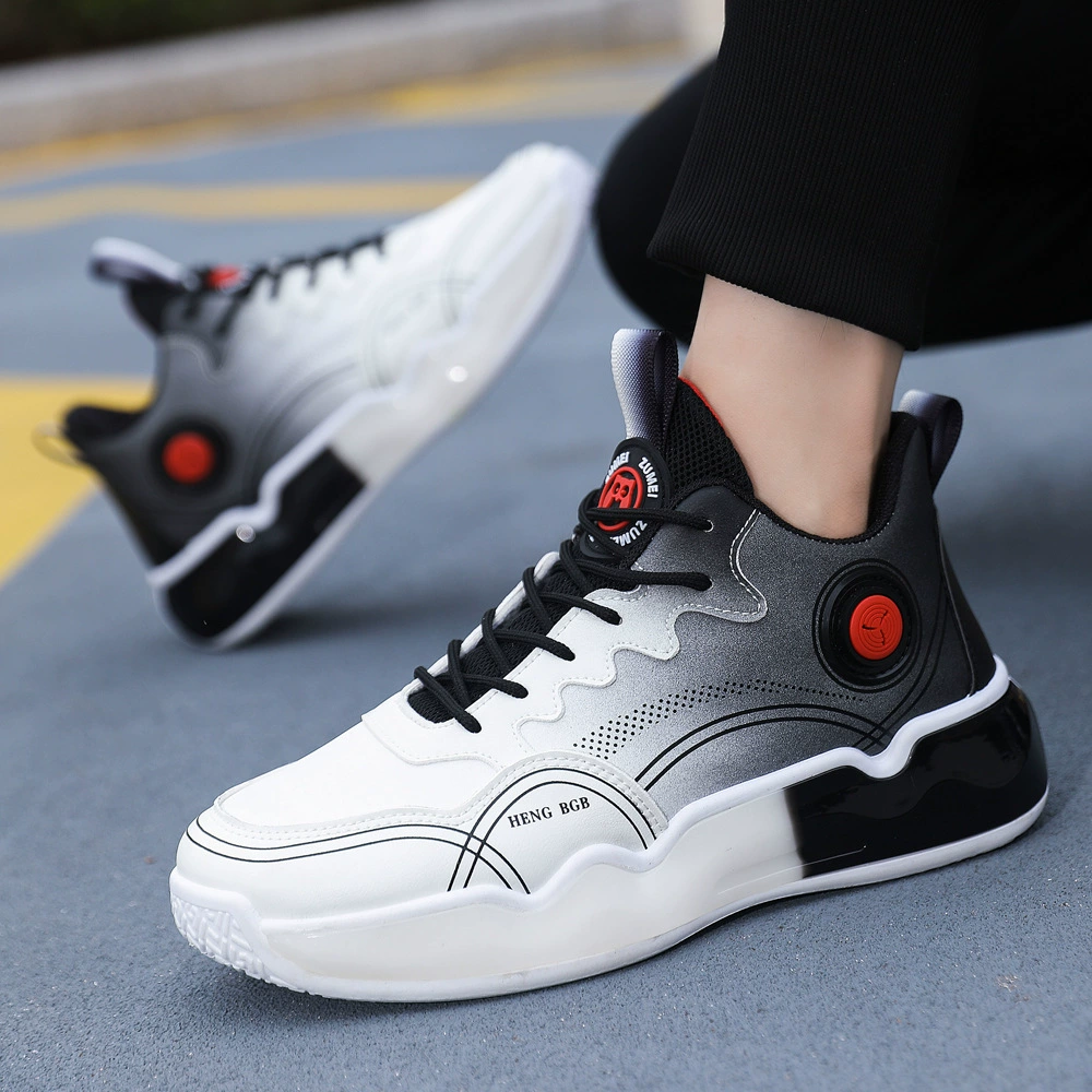 Demi-season basketball shoes platform, comfortable sports shoes, breathable footwear for elementary school students, wholesale
