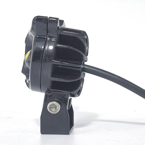 LED motorcycle spotlight double-eyed owl two-color small steel cannon electric car headlight modified LED headlight waterproof