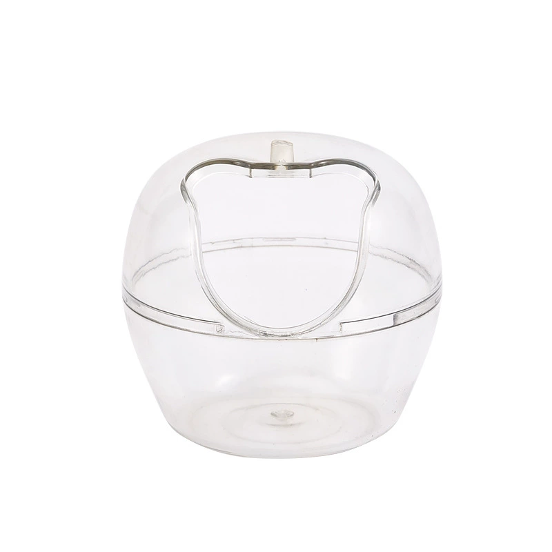 Туалет ванной комнаты хомяка Полностью прозрачный таз для ванны Золотой медведь Специальные средства для ванны с защитой от брызг Ванна Песок Моча Песочный таз