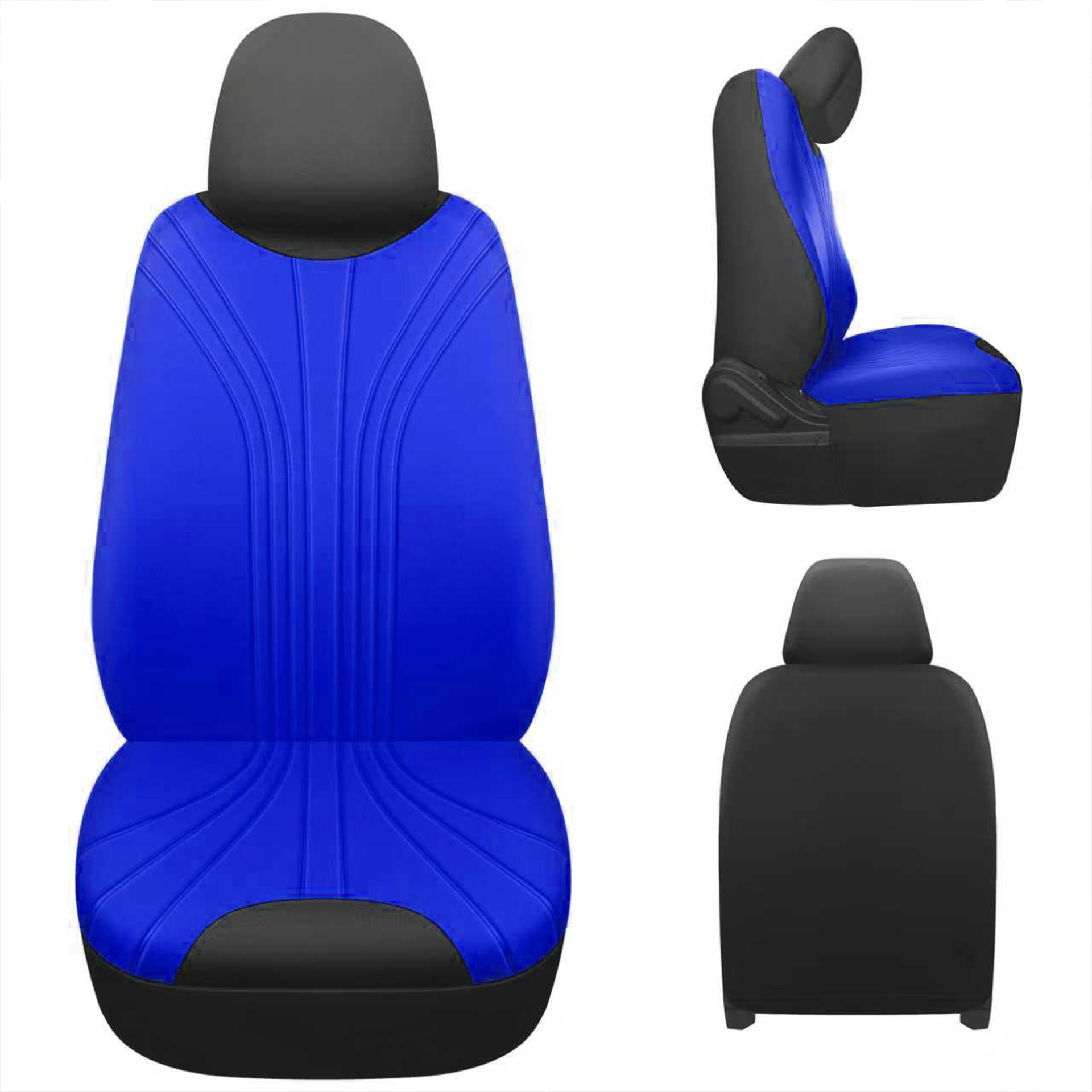 Cross-Border New Model Glacier Pattern Pressed Fabric Five-Seater Universal Car Seat Cover for All Seasons, Hot-Selling on Amazon Mexico