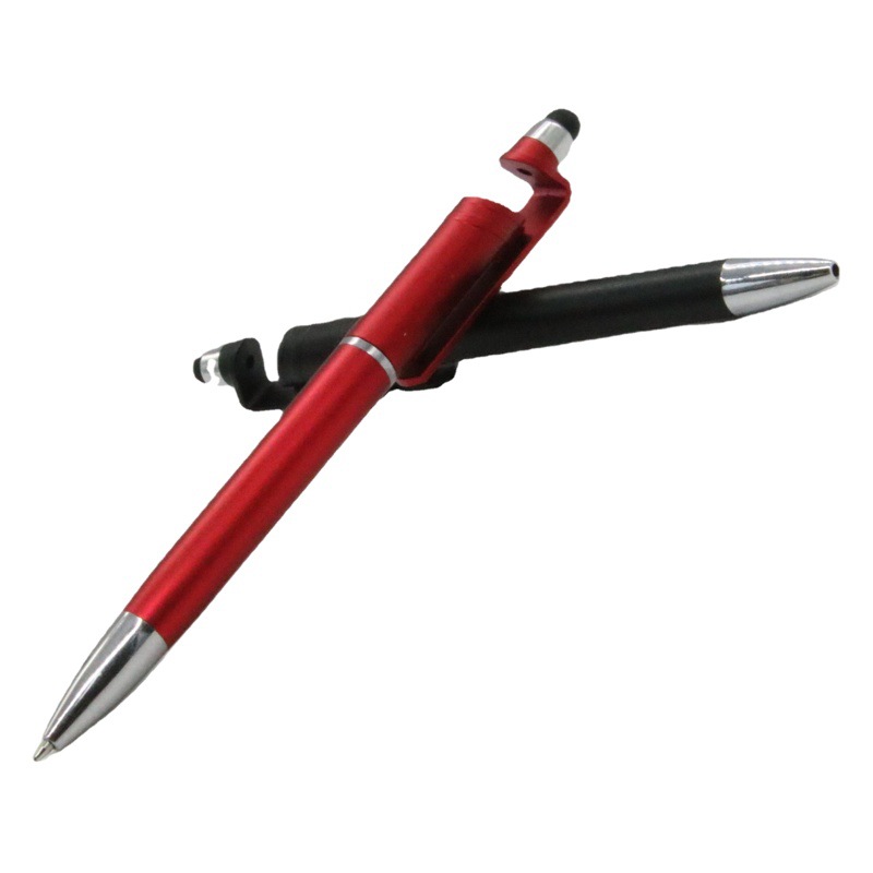 Teléfono Móvil titular táctil pluma táctil bolígrafo giro pluma bolígrafo de plástico publicidad pluma multifuncional