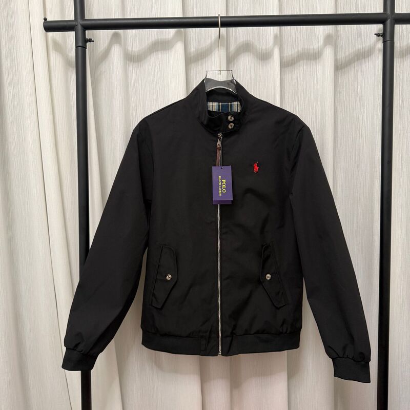 Cross-Border Foreign Trade Rlpolo Ralph Lauren Long-Sleeve 2026 Spring New Embroidered Stand-Collar Jacket Fashion Coat for Men Cross-Border Foreign Trade Rlpolo Ralph Lauren Long-Sleeve 2026 Spring New Embroidered Stand-Collar Jacket Fashion Coat for Men