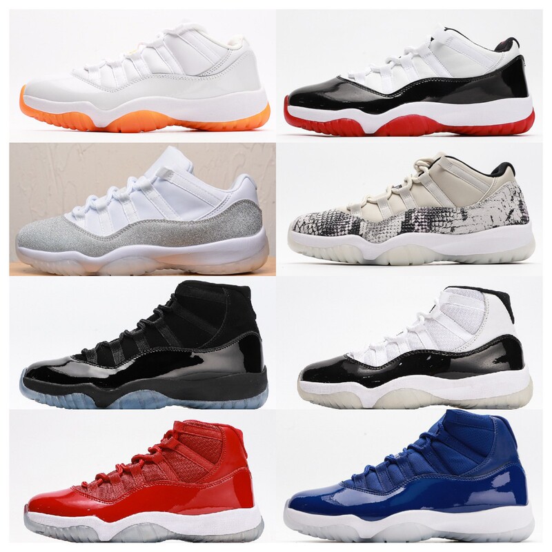 Aj11 Pure Original Putian Shoe Factory Black and White Concord Blue Legend Blue Georgetown Snake Cool Gray Men's and Women's Sports Shoes Basketball Aj11 Pure Original Putian Shoe Factory Black and White Concord Blue Legend Blue Georgetown Snake Cool Gray Men's and Women's Sports Shoes Basketball