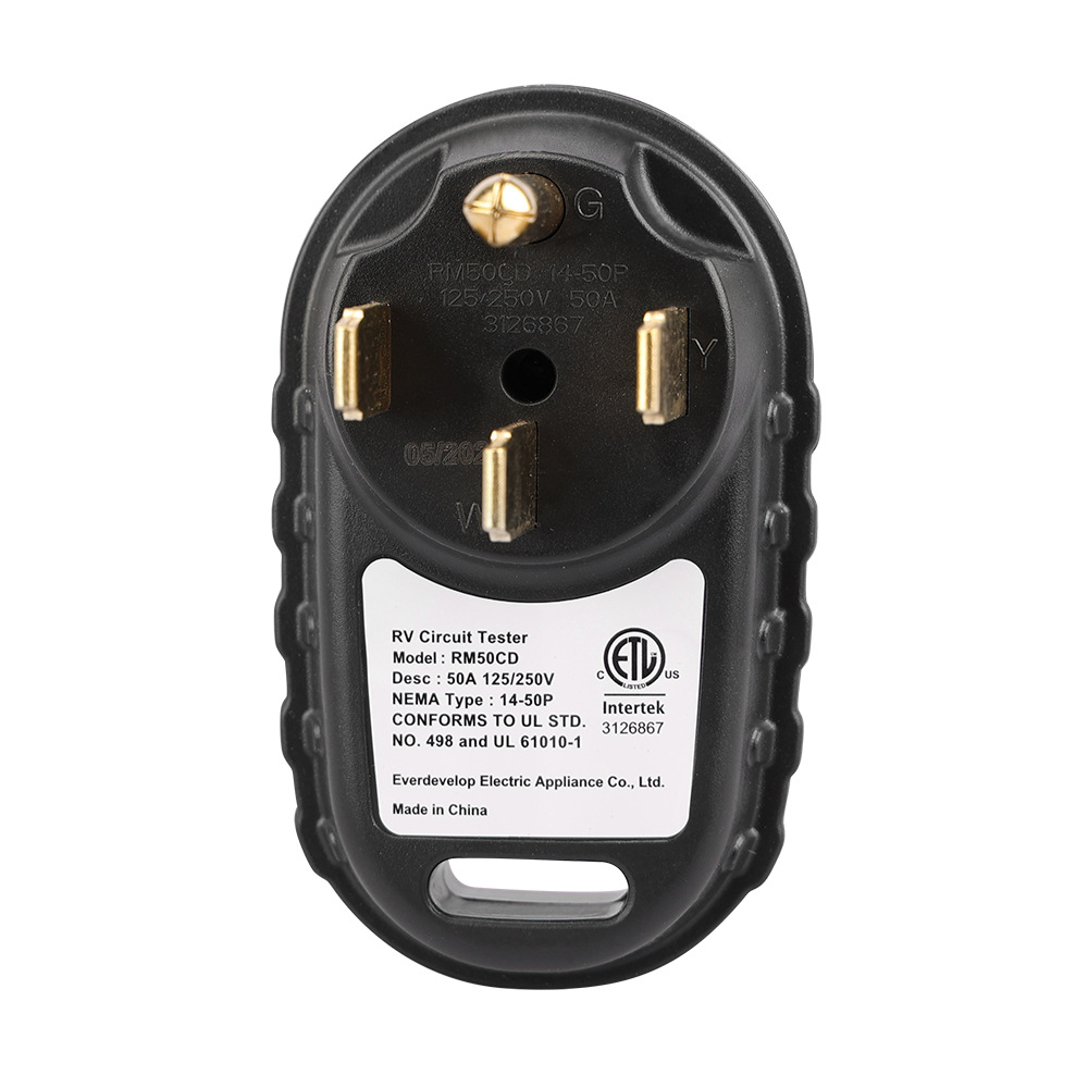 S21 美式50A房车电源检测插头 50A RV TESTER