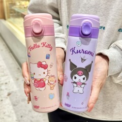 Sanrio Kuromi Cinnamon Dog Insulated Water Cup Girls Cute Children Girls Birthday Gift New Style 2022