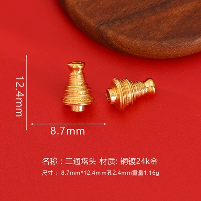 Copper Accessories, Three-Way Tower Caps, Buddha, Zərgərlik ara hissələri - three-way-tower-head