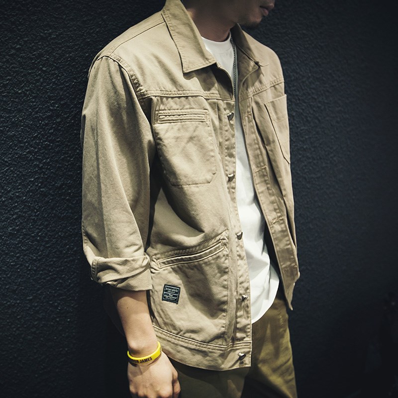 Retro autumn Japanese trend jacket for leisure