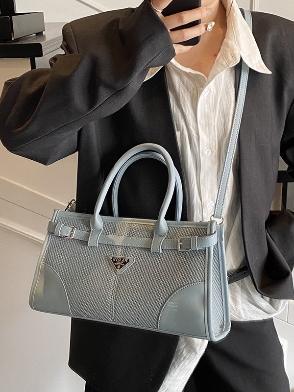 Bolso de mano transfronterizo para mujeres 2025, nuevo bolso transfronterizo de Boston, bolso de hombro de alto impacto de color