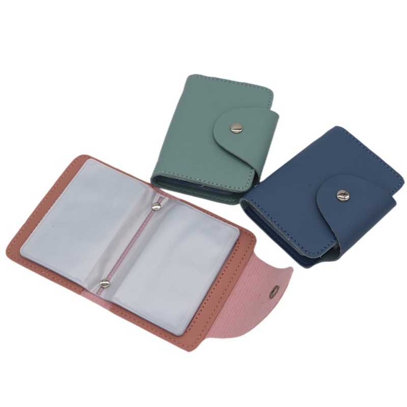 New Card Holder, Simple, Compact, Large Capacity, Multiple Card Slots, Credit Card Holder, Driver's License Bag, Gift Promotion in Stock