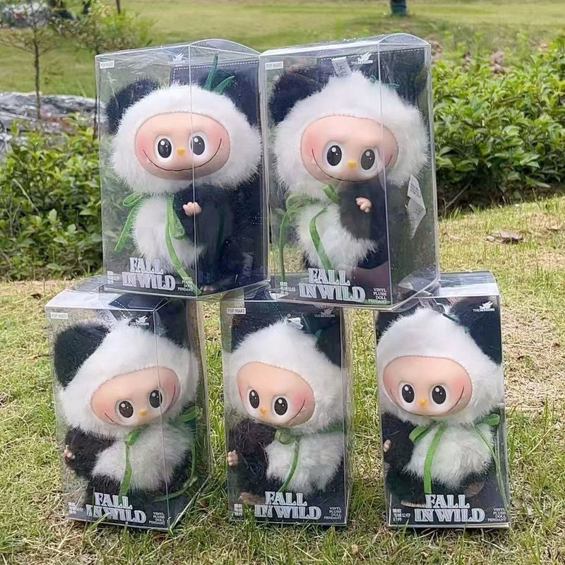 泡泡玛特拉布布labubu公仔小天使毛绒玩具盲盒搪胶脸潮玩手办卡通|undefined