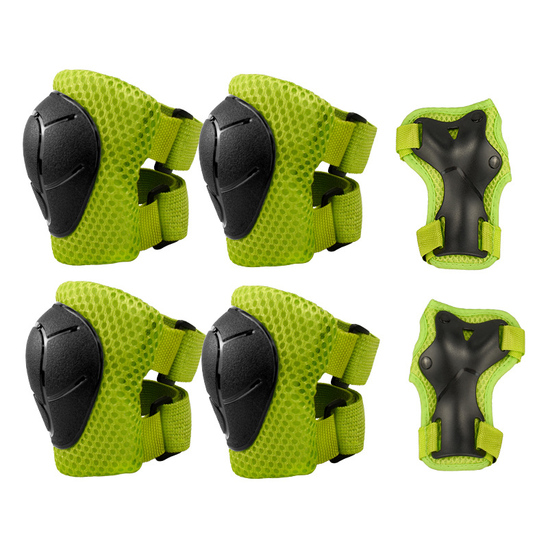 AIDY fuente fábrica de patinaje sobre ruedas para niños equipo de protección equilibrio scooter de coche patinaje deportivo equipo de protección mina traje de seis piezas