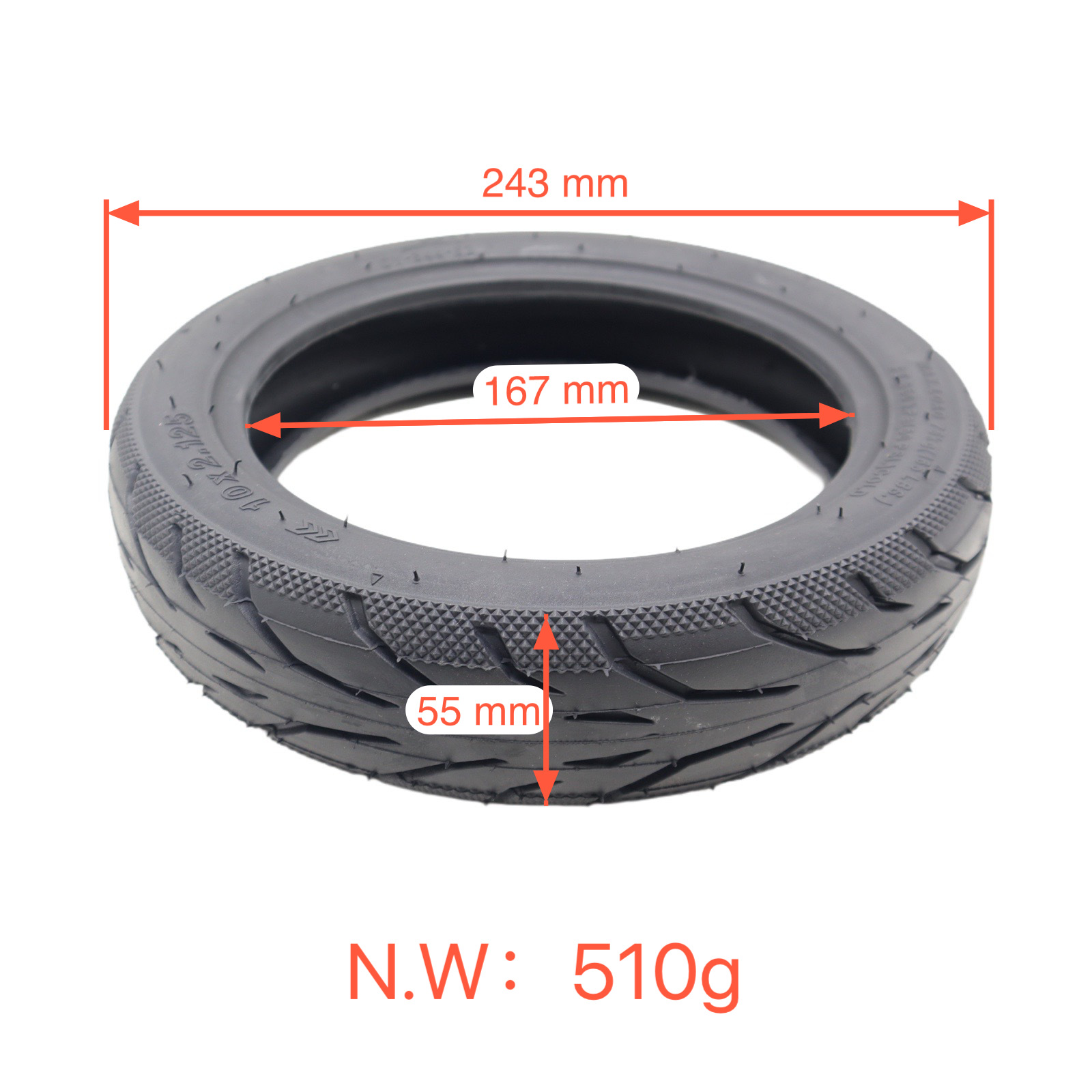 10inch Electric Scooter Tire 10X2.125 Outer Tire Wheelchair Tire Yuanxing Brand
