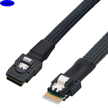 MINI SAS 8087转SLIM SAS 8654 4I服务器机内高速连接线束
