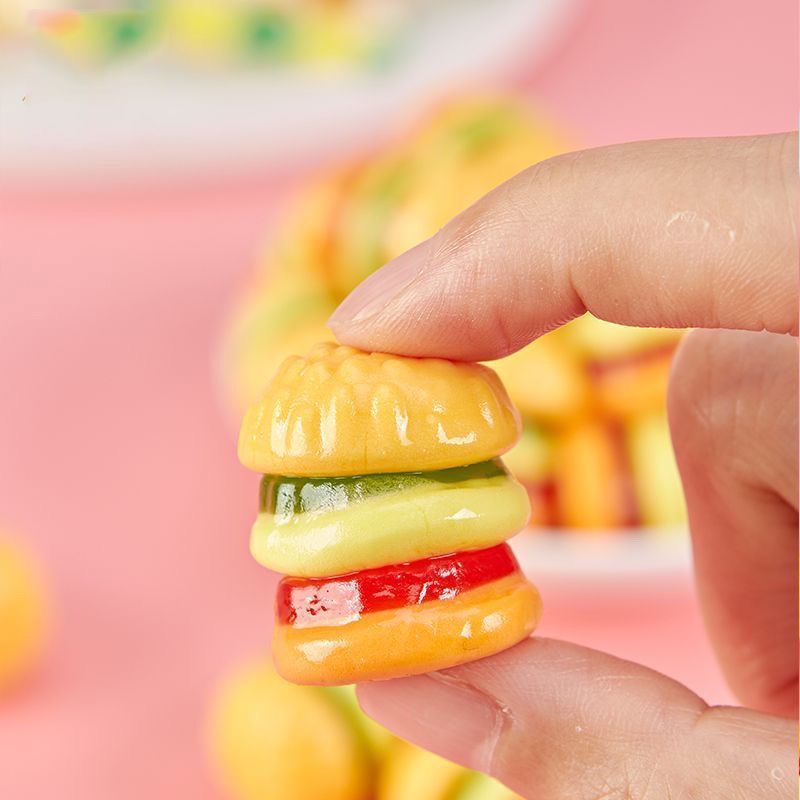人気のハンバーガーキャンディ、グミキャンディ、ネットセレブジュース、子供用スナック、QQ卸売、独立バルク、ノスタルジア|undefined