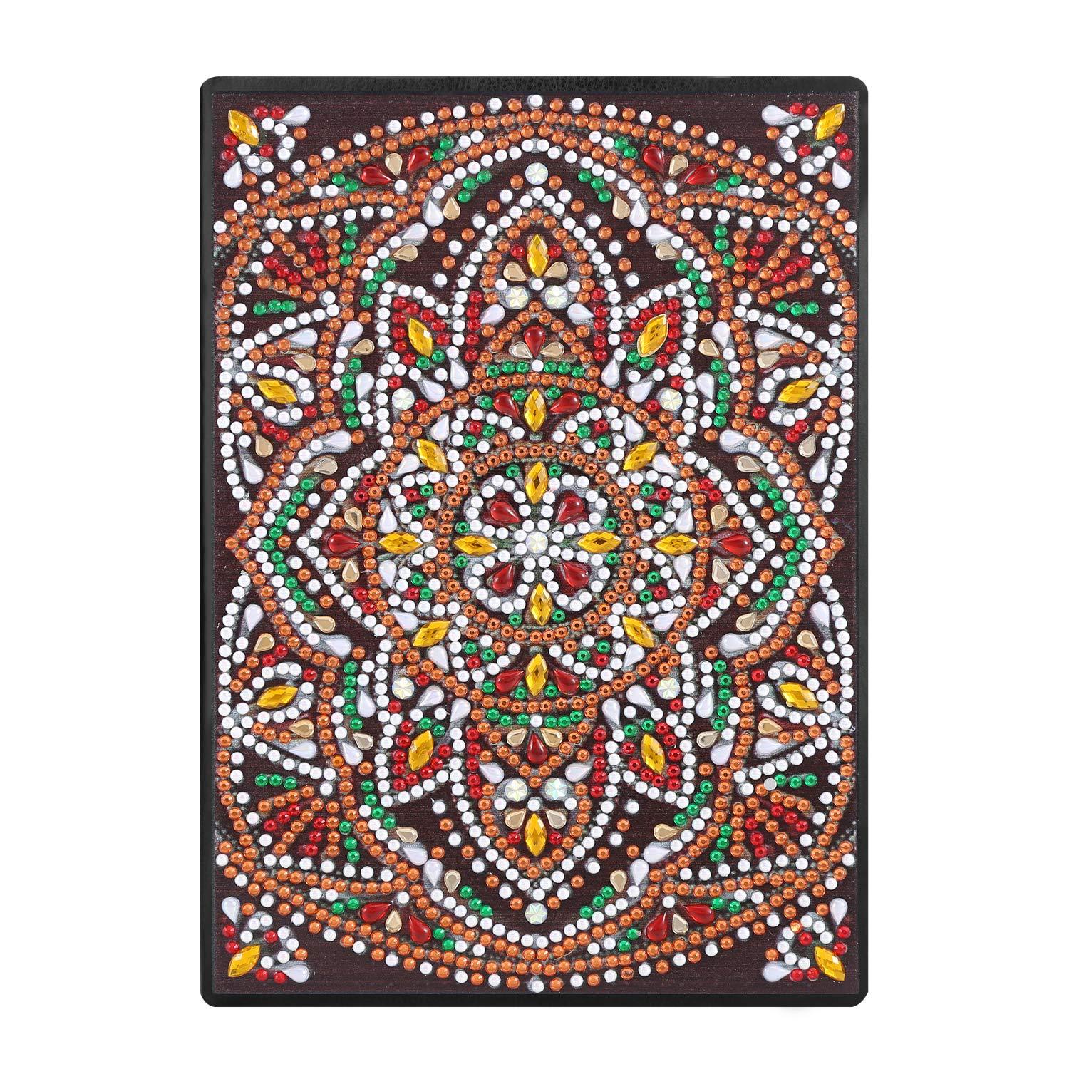 Cuaderno de dibujo de diamantes transfronterizos 5d punto diámetro pintura pegatinas de sexo opuesto mariposa DIY manual cuaderno de notas de cristal