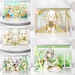 Nasida's Birthday Grass God High-Transparency Acrylic Brick Flower God's Birthday Celebration Event Peripheral Game Animation Desktop Ornaments