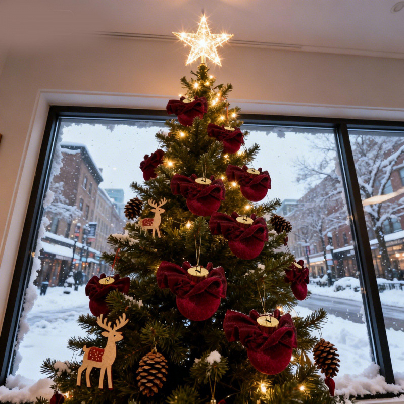 Explosión de 6cm estampado de leopardo plástico de Navidad bola de Navidad árbol de Navidad decoración bola decoración de fiesta en el hogar