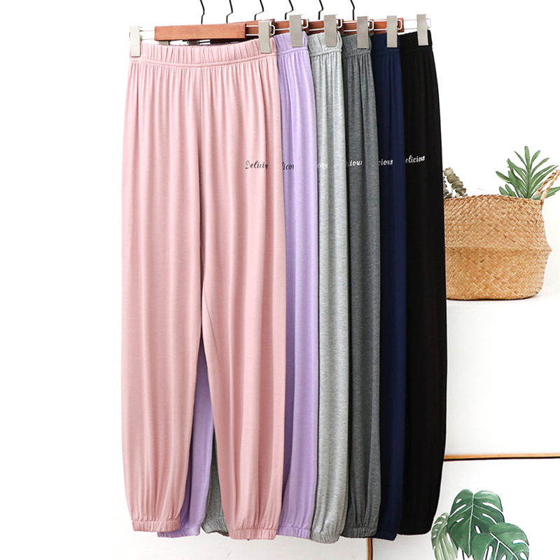 Fairy House Pants Lazy Modal Home Pants Women's Spring and Summer Loose Casual Pants Women's Pajama Pants Single Pants Fairy House Pants Lazy Modal Home Pants Women's Spring and Summer Loose Casual Pants Women's Pajama Pants Single Pants