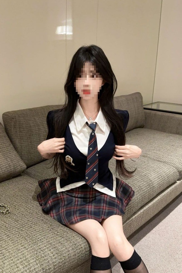 College Girl Suit Summer Vacation Two-Piece Short-Sleeved Top Skirt Plaid Uniform Plaid Skirt Two-Piece Set