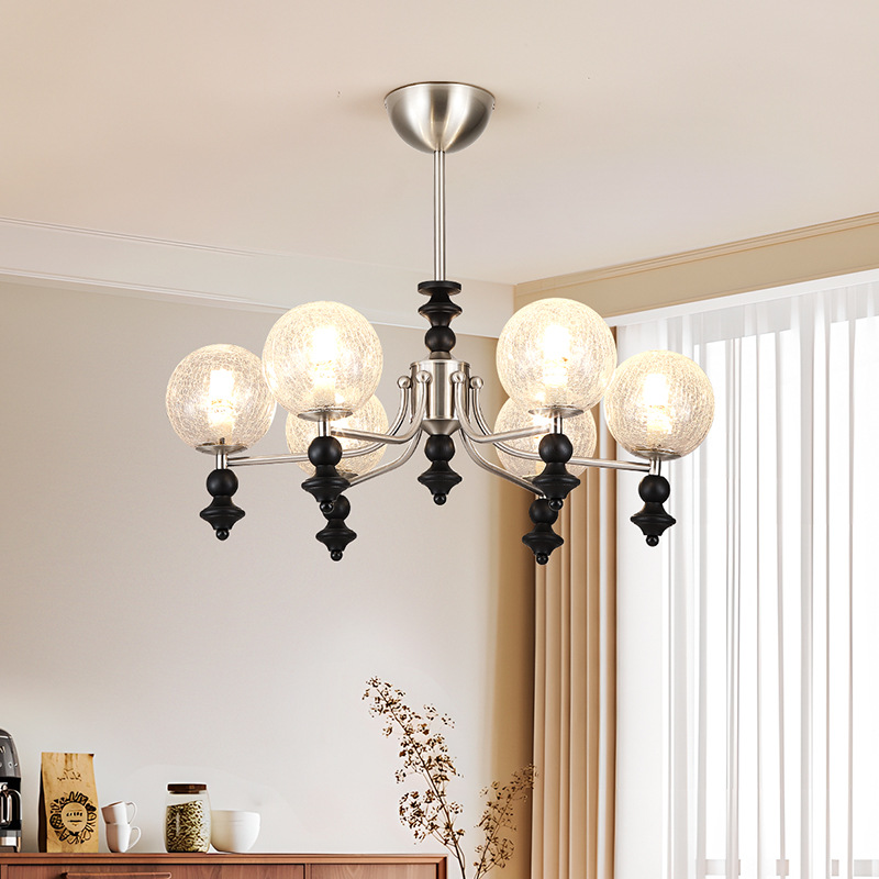 Lámpara de la sala de estar americana moderna medieval diseñador de la luz principal del pasillo 2025 nueva iluminación de la casa principal