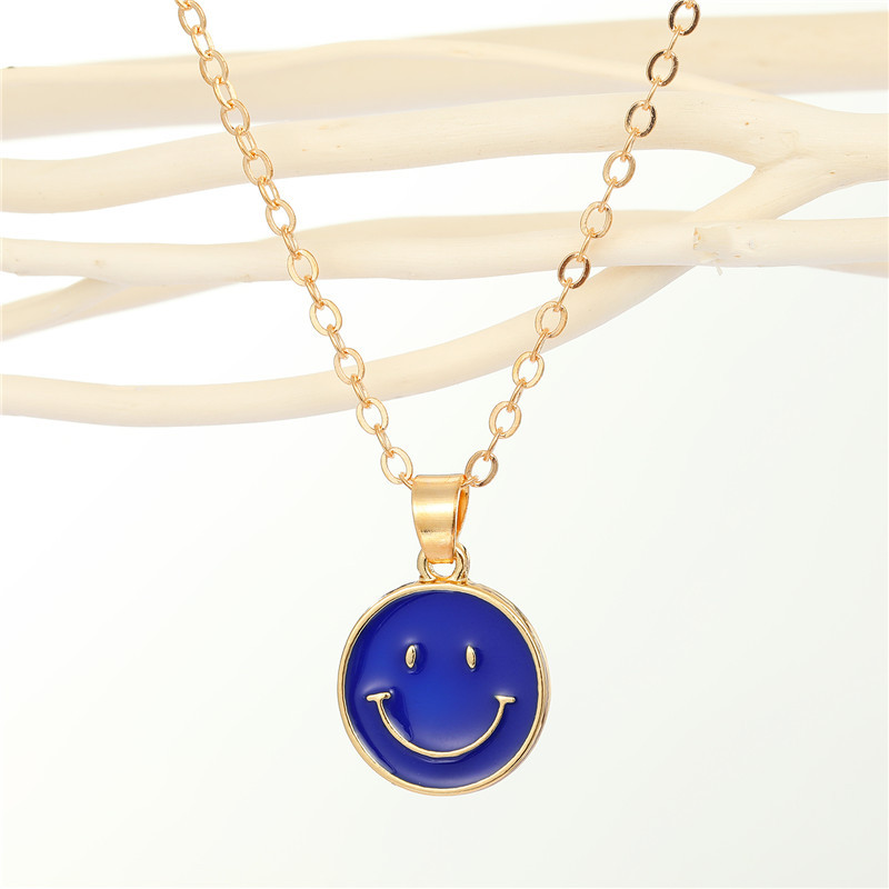 Nihaojewelry Cute Smiley Alloy Multicolor Necklace Wholesale Jewelry display picture 6