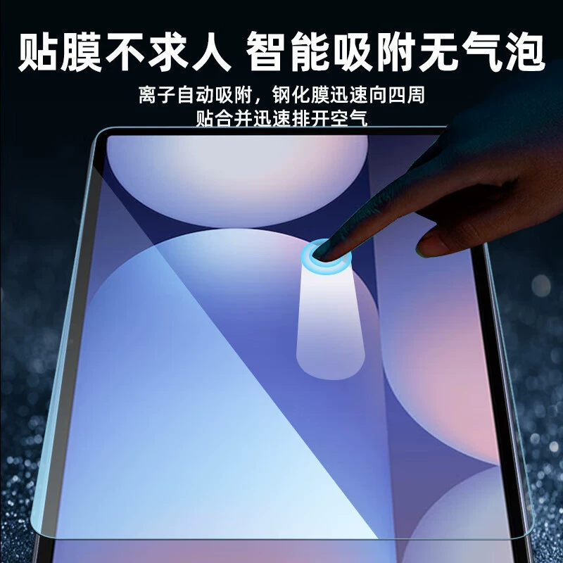 Подходит для планшета Xiaomi PAD5 Pro 12.4" защитная пленка закругленный край стекло высокая четкость антивпадение