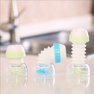 Kitchen Medical Stone Faucet Splash Shower Device 360 ° Rotating Telescopic Tap Nozzle Extender Shower Head