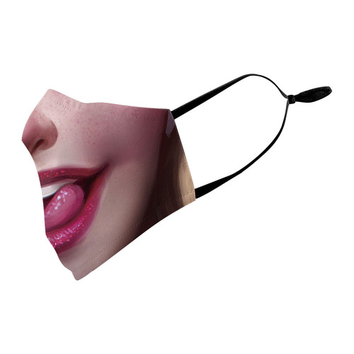 Outdoor Adult Anti-Insect Breathable Adjustable Washable Game Simulated Funny Face Print Lifestyle Women