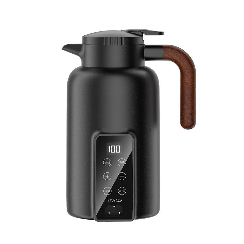 车载烧水壶12v24v通用货车专用大容量烧水杯保温加热电热杯热水器|undefined