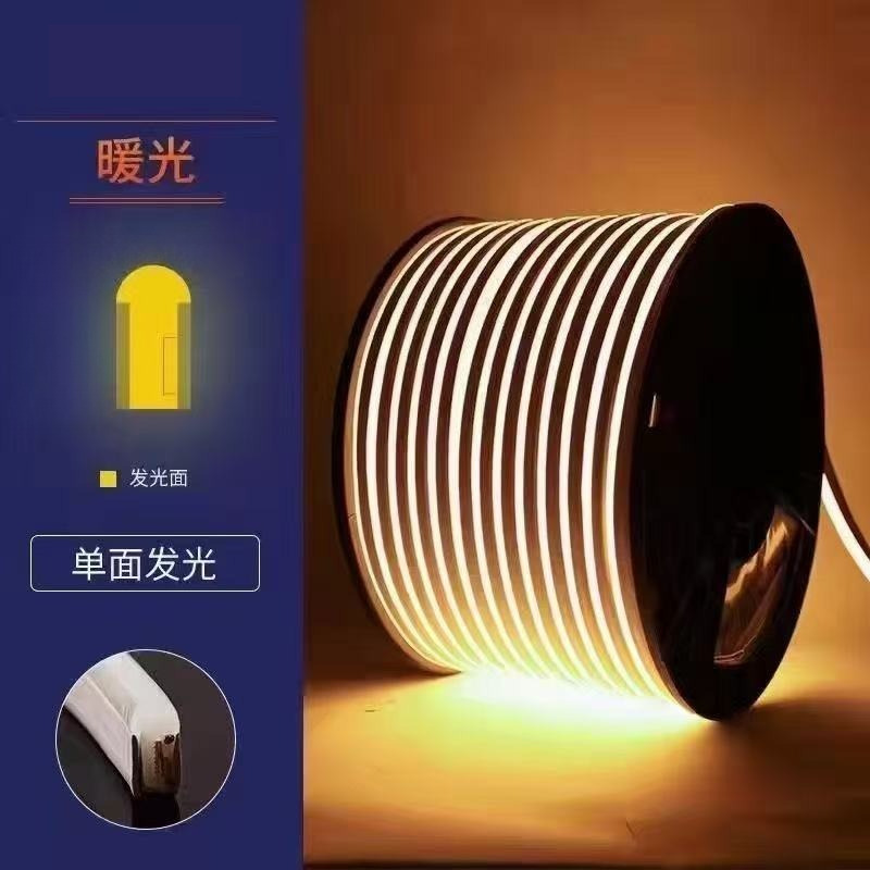 LED de neón con silicona impermeable al aire libre 12v para hacer letras coloridas de alta y baja tensión de la lámpara suave de la atmósfera decoración de ingeniería image 8