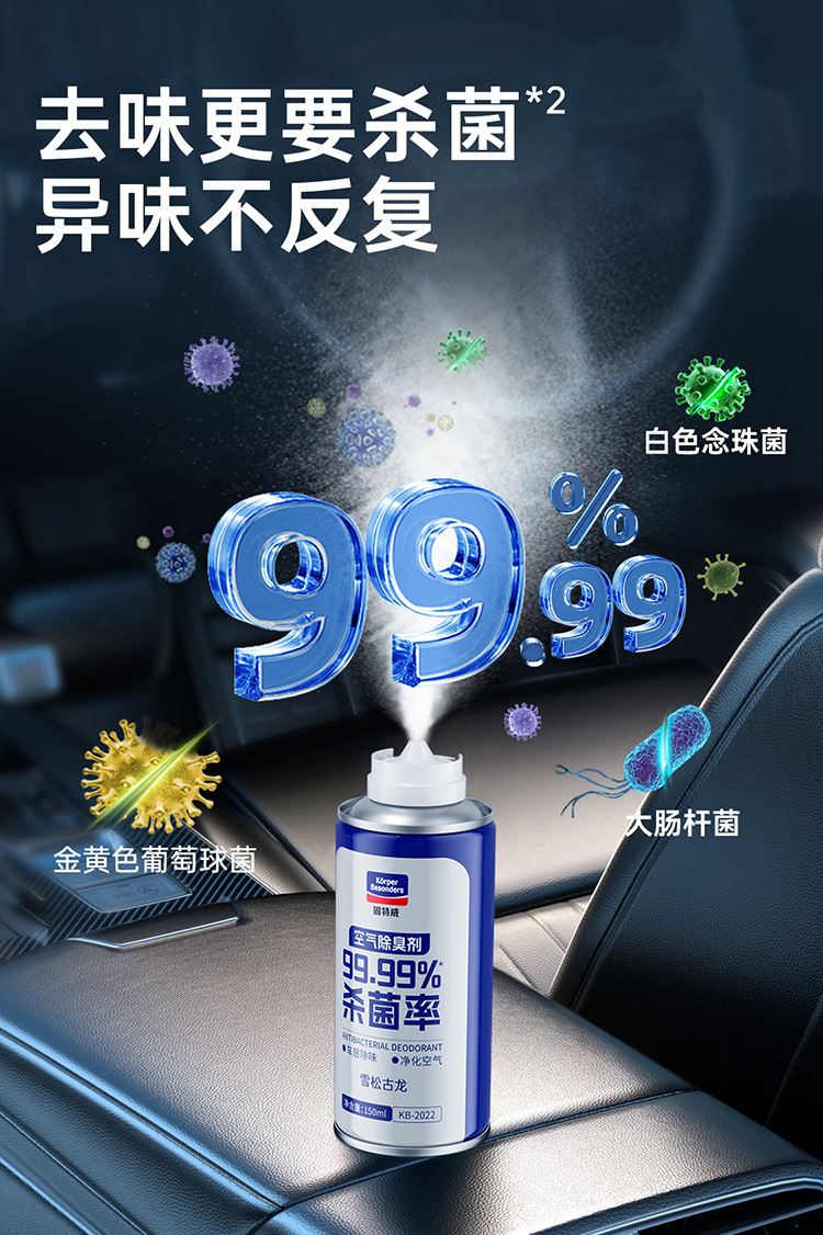Suitable for Goodway Car Odor Removal Car Deodorant Air Freshener Air Conditioner Sterilization Deodorant Odor Spray