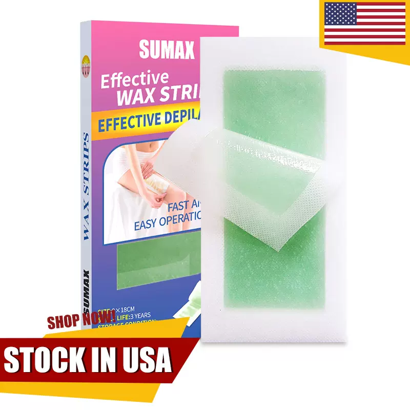 美国本土现货 Wax Strips Hair Removal Wax Strips 脱毛蜡纸