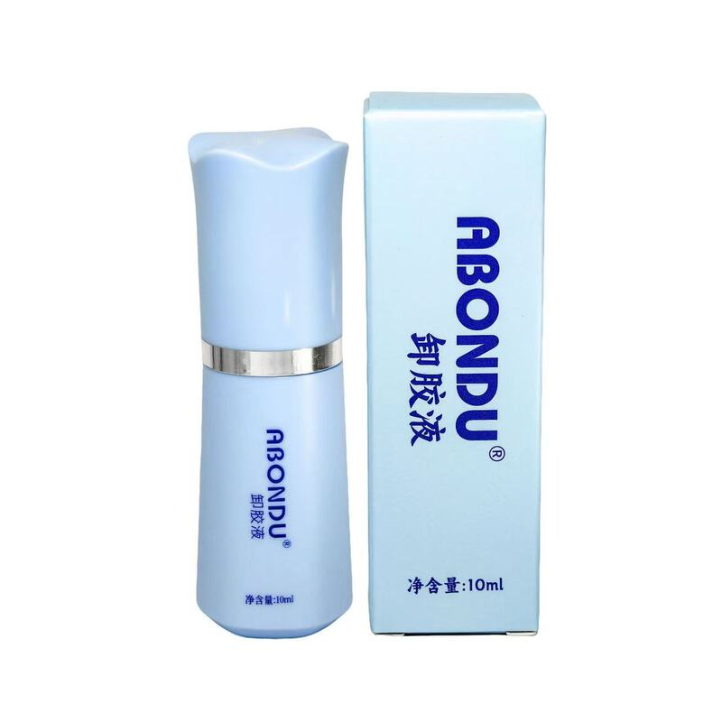 Wearable Nail 10ml Adhesive Tape Brush No-Bake Peelable Reusable Cloud Feel Adhesive Nail Sticker Glue