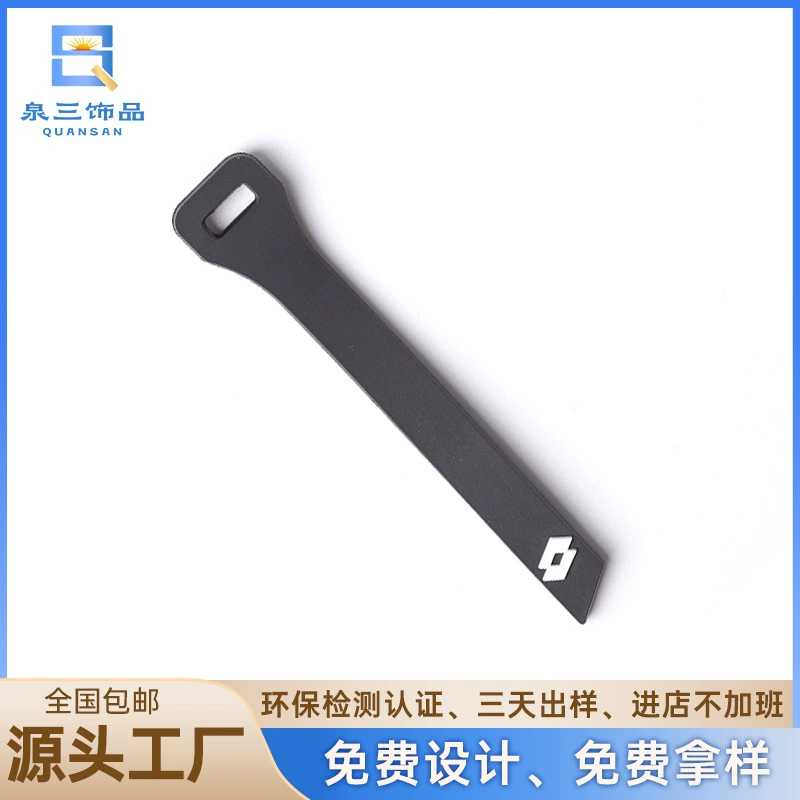 Заказные карманные ручки из ПВХ с перфорированными молниями, трехмерные силиконовые логотипы-застежки для фабрики одежды и сумок.