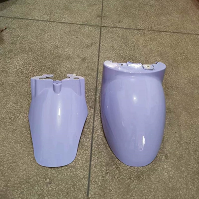 Motorcycle Fender: Emma Little Sheep, Yadi electric vehicle - taro-purple-small-turtle-king-front-mud-plate-comes-with-installation-screws