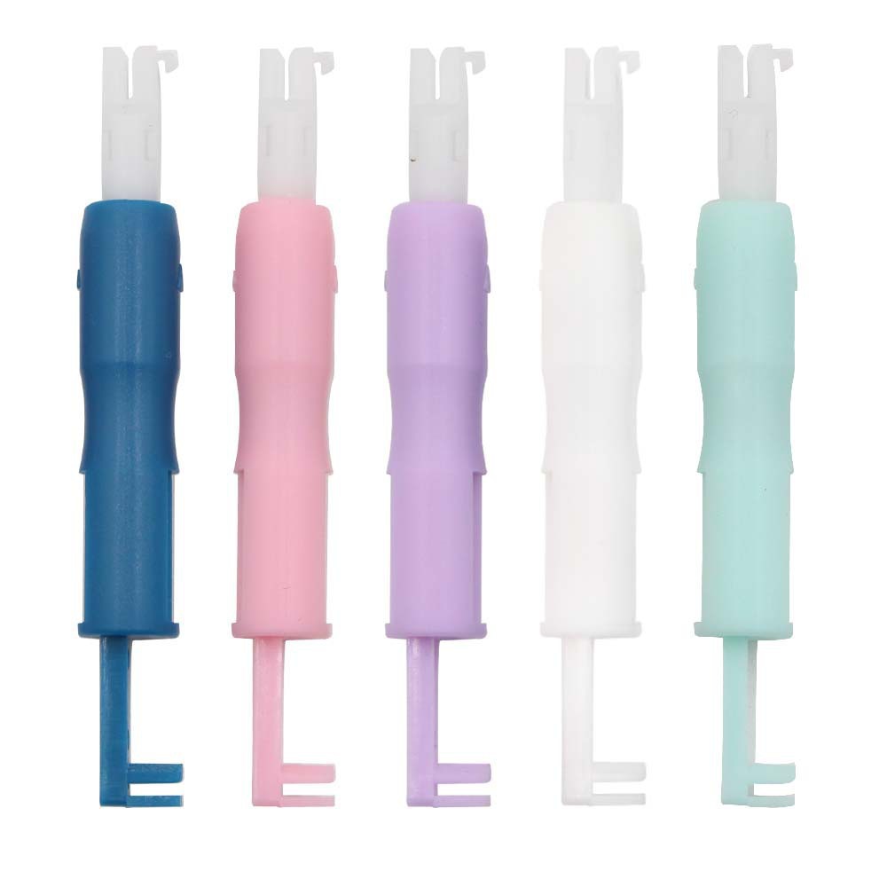 Máquina de coser de plástico para el hogar, enhebrador de agujas, cambiador de agujas, enhebrador automático portátil multicolor, fábrica al por mayor