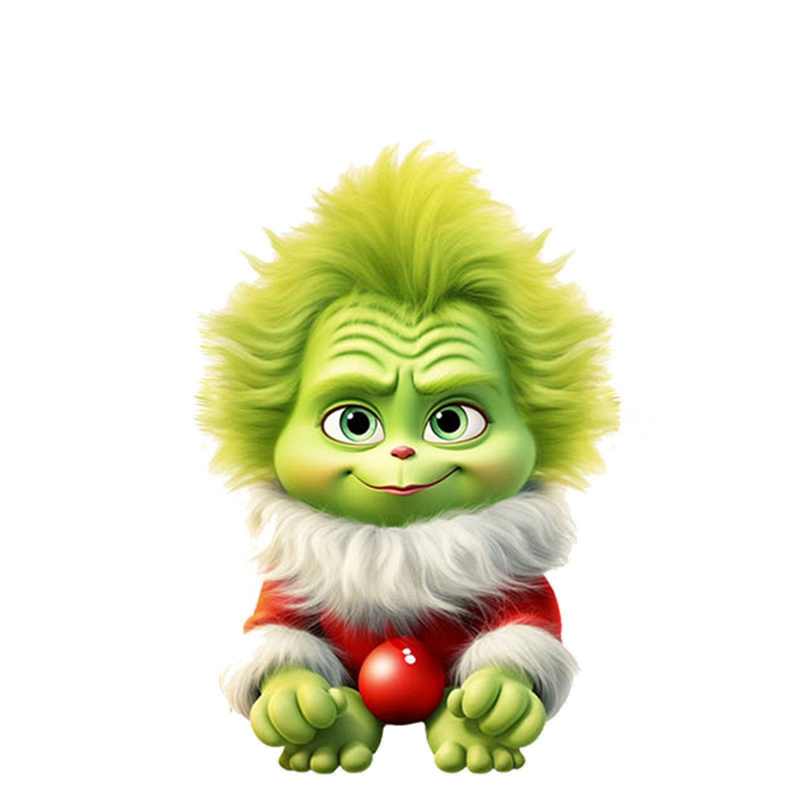 Nuevo producto transfronterizo: Colgante de coche de dibujos animados de hombreito verde para niños, decoración para árbol de Navidad y hogar.