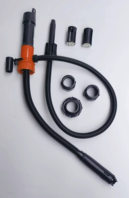 Cross-Border Detachable Electric Water Pump Kempinq və səyahət - small-gun-hose-orange-black