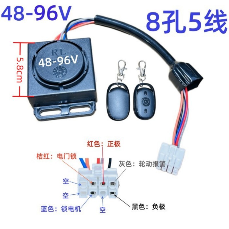 오래된 96V 행 플러그 8 구멍 5 라인