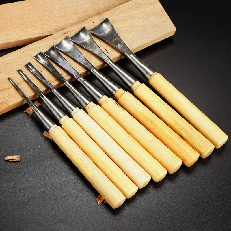 Инструмент для резьбы по дереву Полукруглая долота ручной работы столярная резьба по дуге в форме дуги резной резной резак