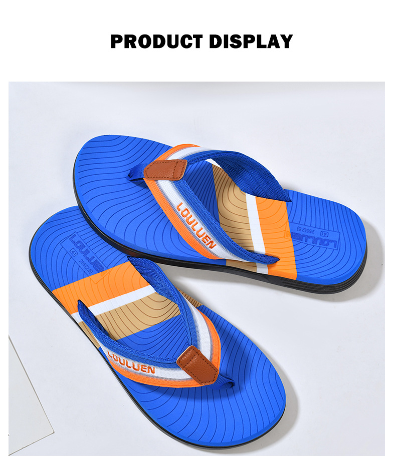 Nouveau type de tongs antidérapantes pour la plage, sandales d'extérieur à clipser pour hommes, pantoufles d'été à la mode_voghion.com