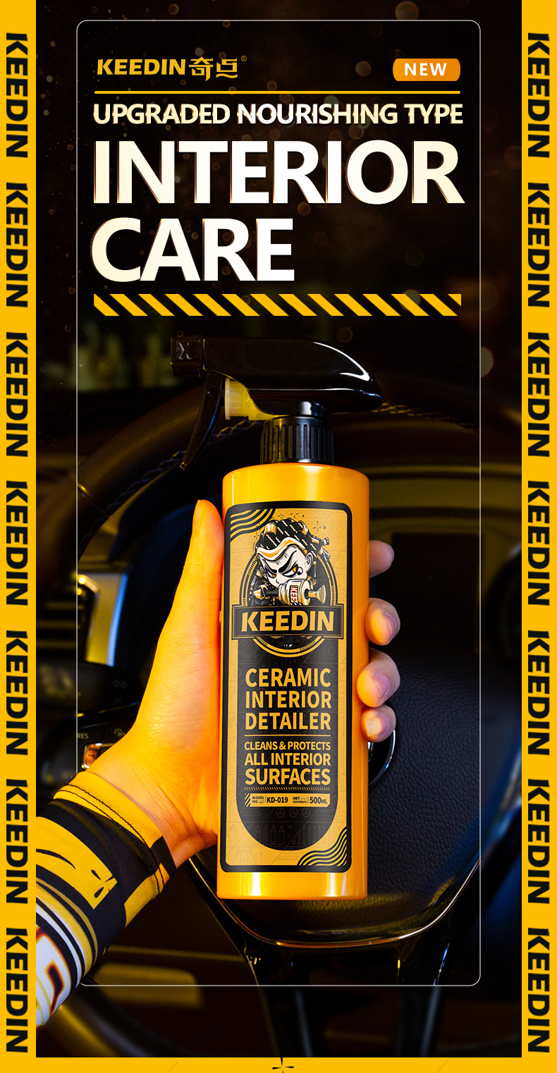 KEEDIN Qidian cross-border special interior coating agent maintenance agent car maintenance instrument panel leather cleaning agent