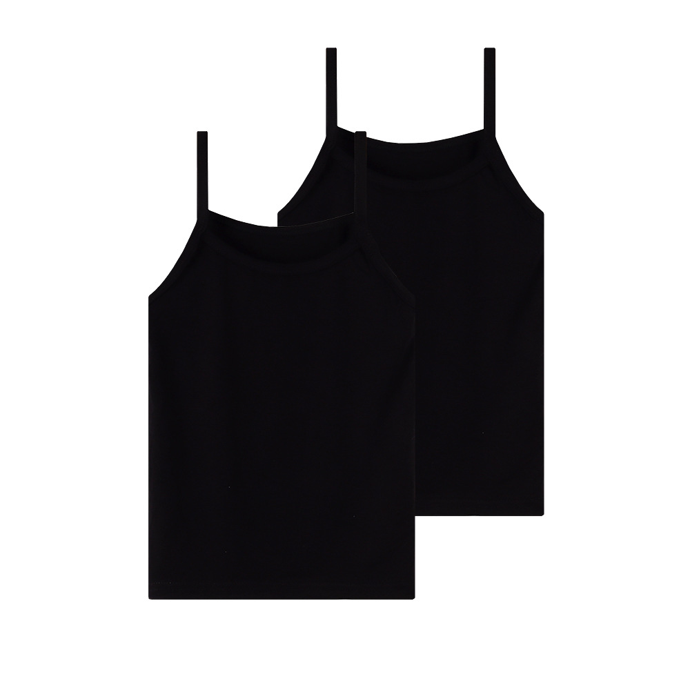 2-Pack Camisole-Black+Black