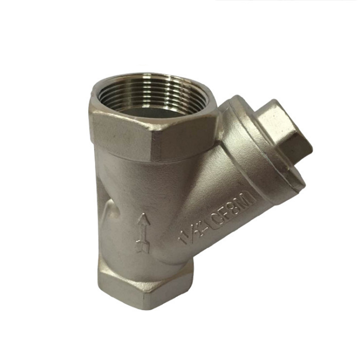 304 316不锈钢Y型过滤器 内螺纹丝口过滤器4分GL11W-16Y型过滤器