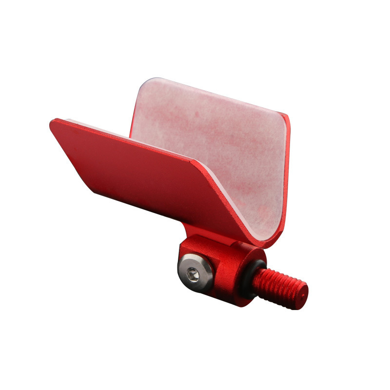 Aleación de aluminio auto-resorte cabeza de soporte 8mm interfaz de tornillo accesorios de soporte de caña de pesca cabeza de marco material metálico