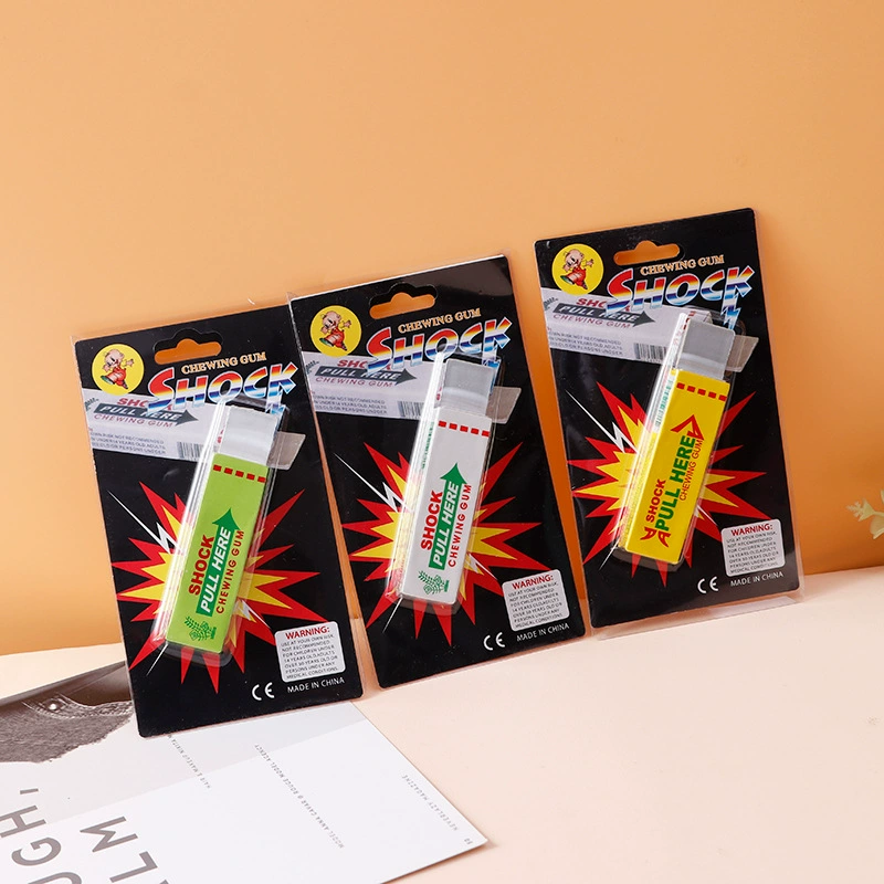 April Fool's Electric Chewing Gum Toy, Spooky Pixel Toy, Novelty Trick Toy by 千逸