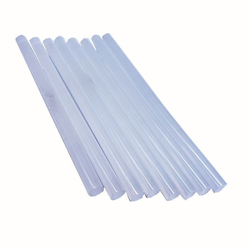 批发高粘度热熔胶易容胶 7mm小胶条 DIY透明热熔胶棒厂价直供