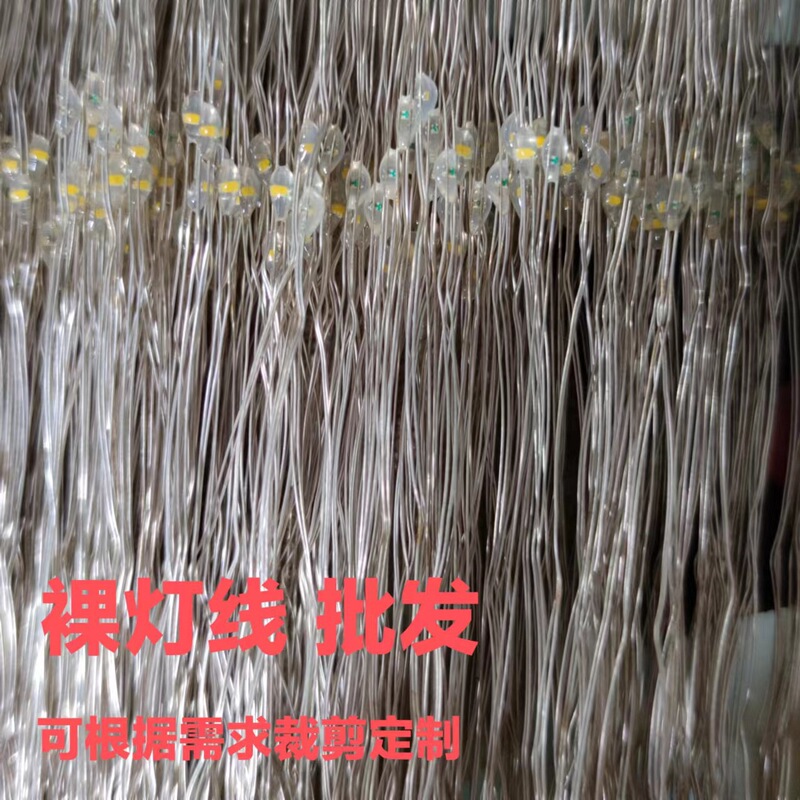 Manufacturers Supply Led Copper Wire Lights Bare Wire Lights Indoor and Outdoor Decoration Christmas Tree Festive Decoration Light Wire Wholesale